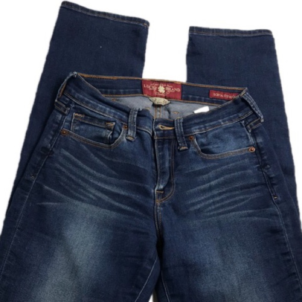Lucky Brand Sofia Straight Leg Denim Jeans Women Size‎ 2 - Picture 6 of 6